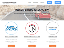 Tablet Screenshot of noordegraaf.com